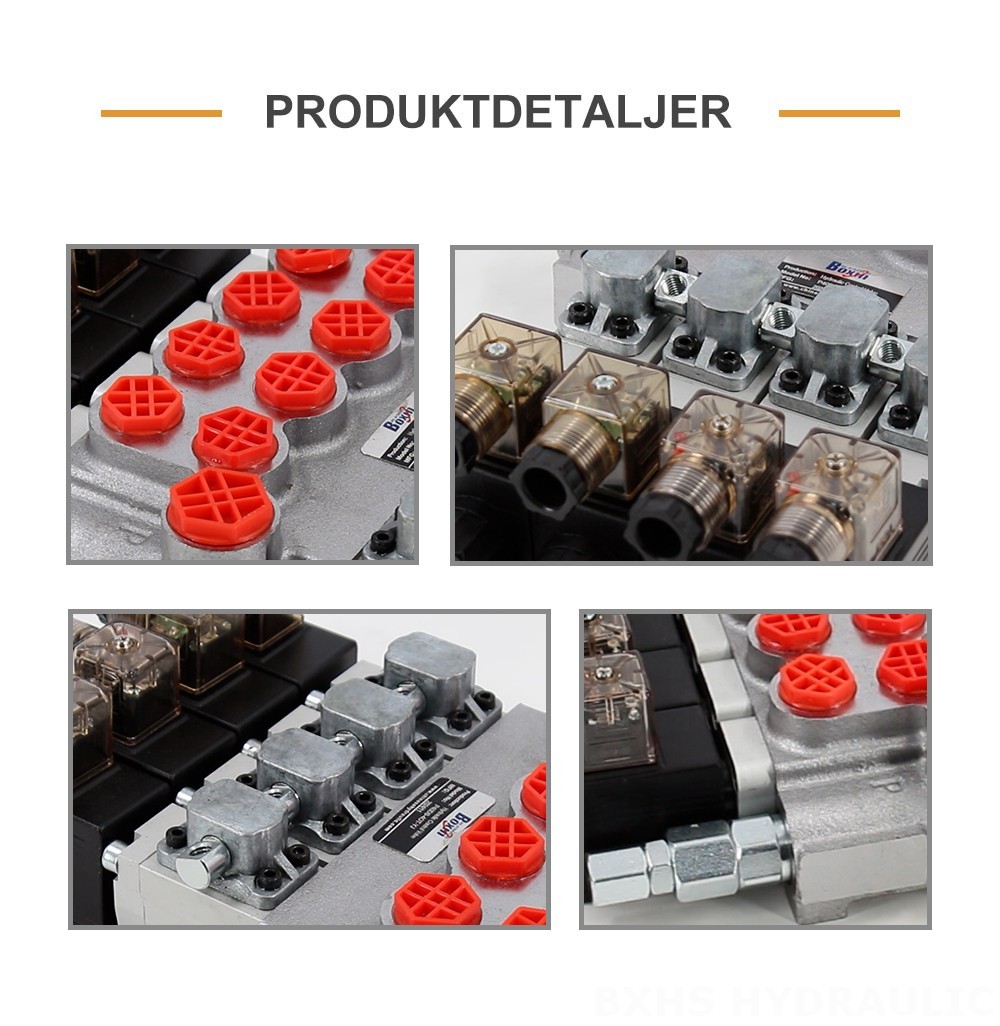 P40-DS Solenoid 4 spolar Monoblockriktningsventil