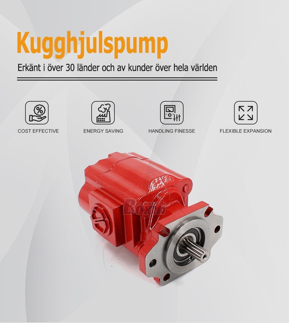 Custom OEM/ODM Service for P51A646TEYR25-25-H 104.5 cc/rev Hydraulic Gear Pump with Private Labeling