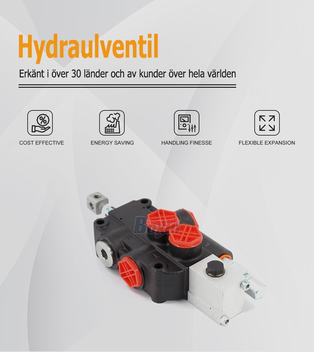 P80A-OX 1 Spool Monoblock Directional Valve for Heavy Machinery