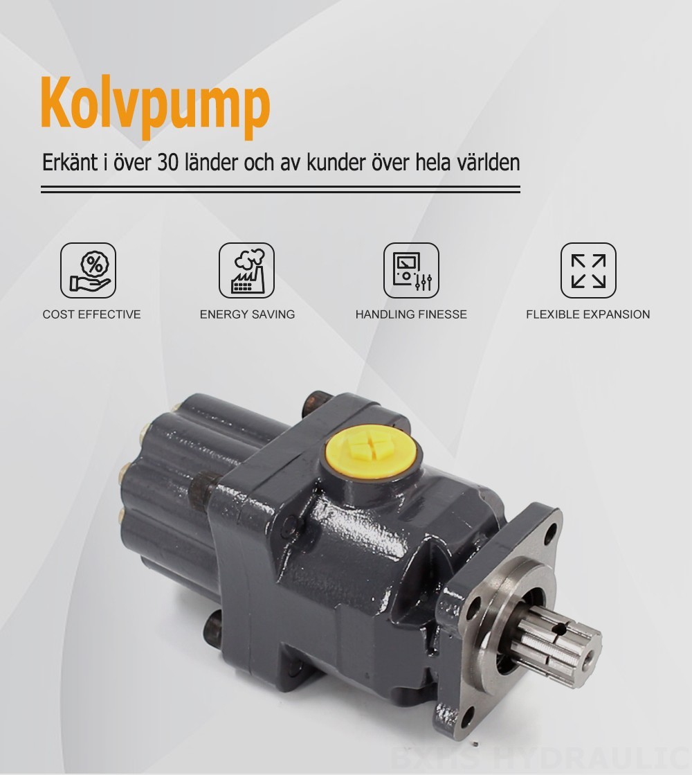 P9-80-H 80 cm³/varv 20 MPa (2900 psi) Hydraulisk kolvpump