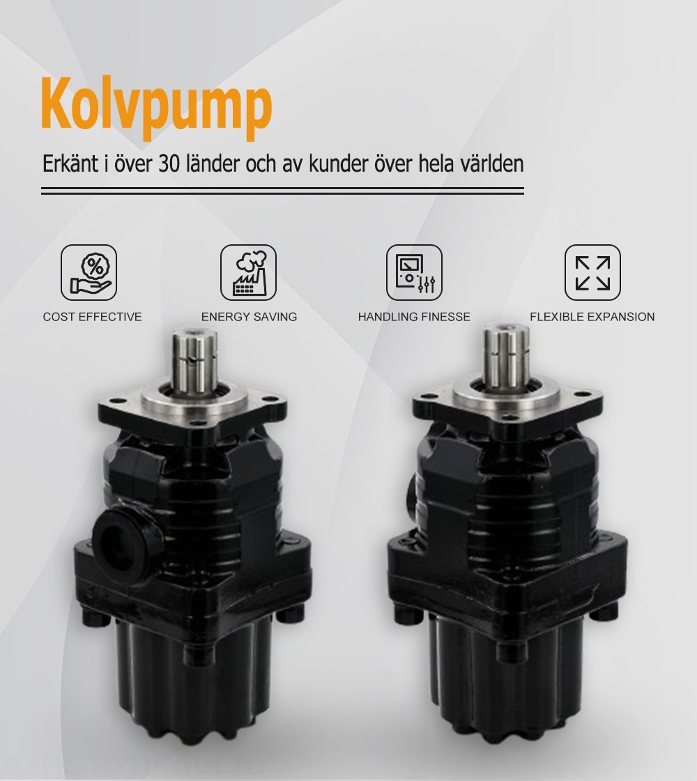 P9-80 80 cm³/varv Hydraulisk kolvpump