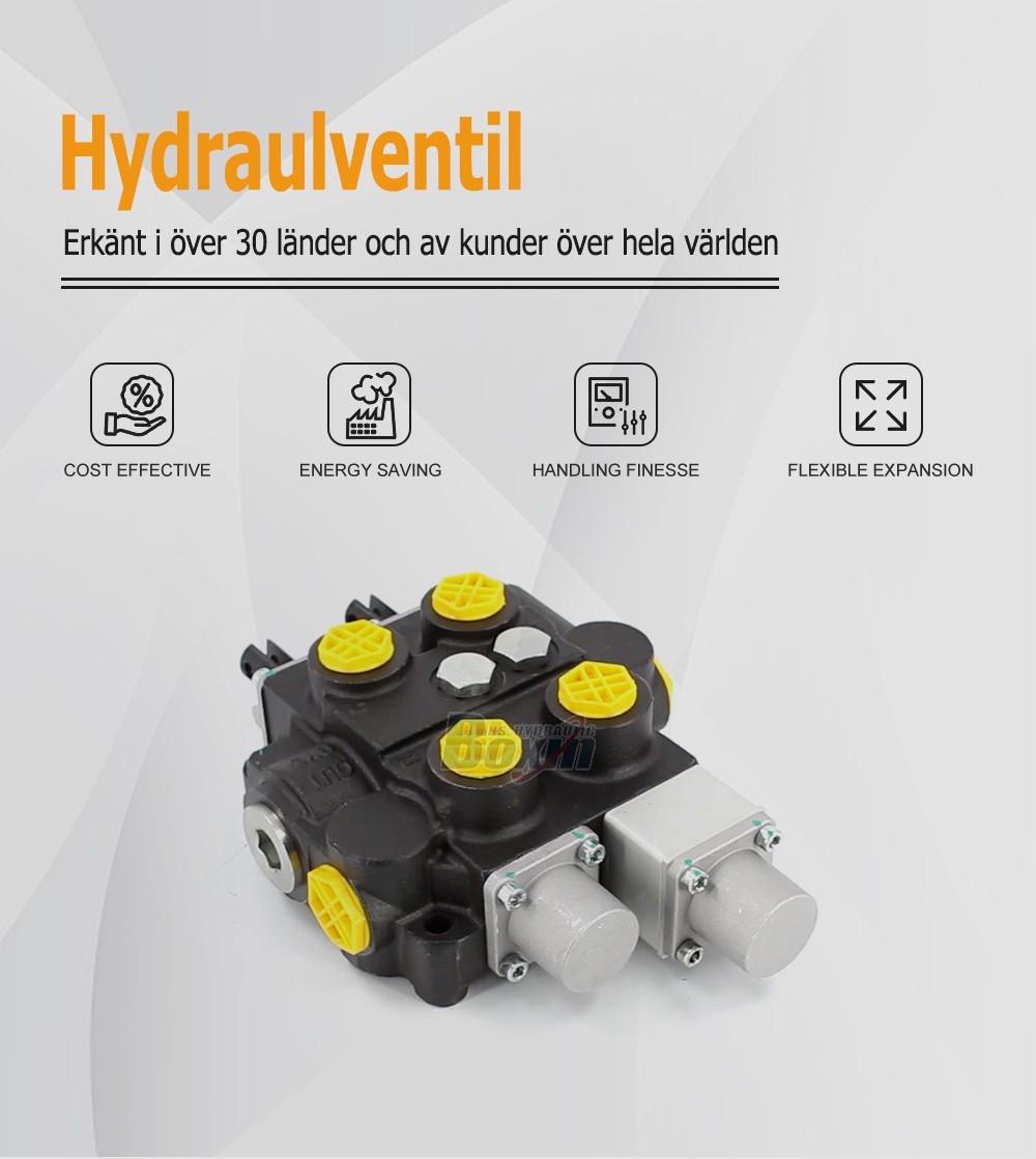 Industrial Grade RD5200NPT-QTW-OT Manual Hydraulic Valve with NPT Ports