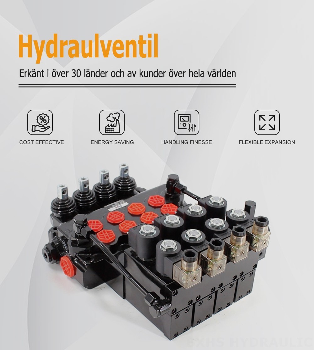 SD11-PG2 Elektrohydraulisk 4 spolar Monoblockriktningsventil
