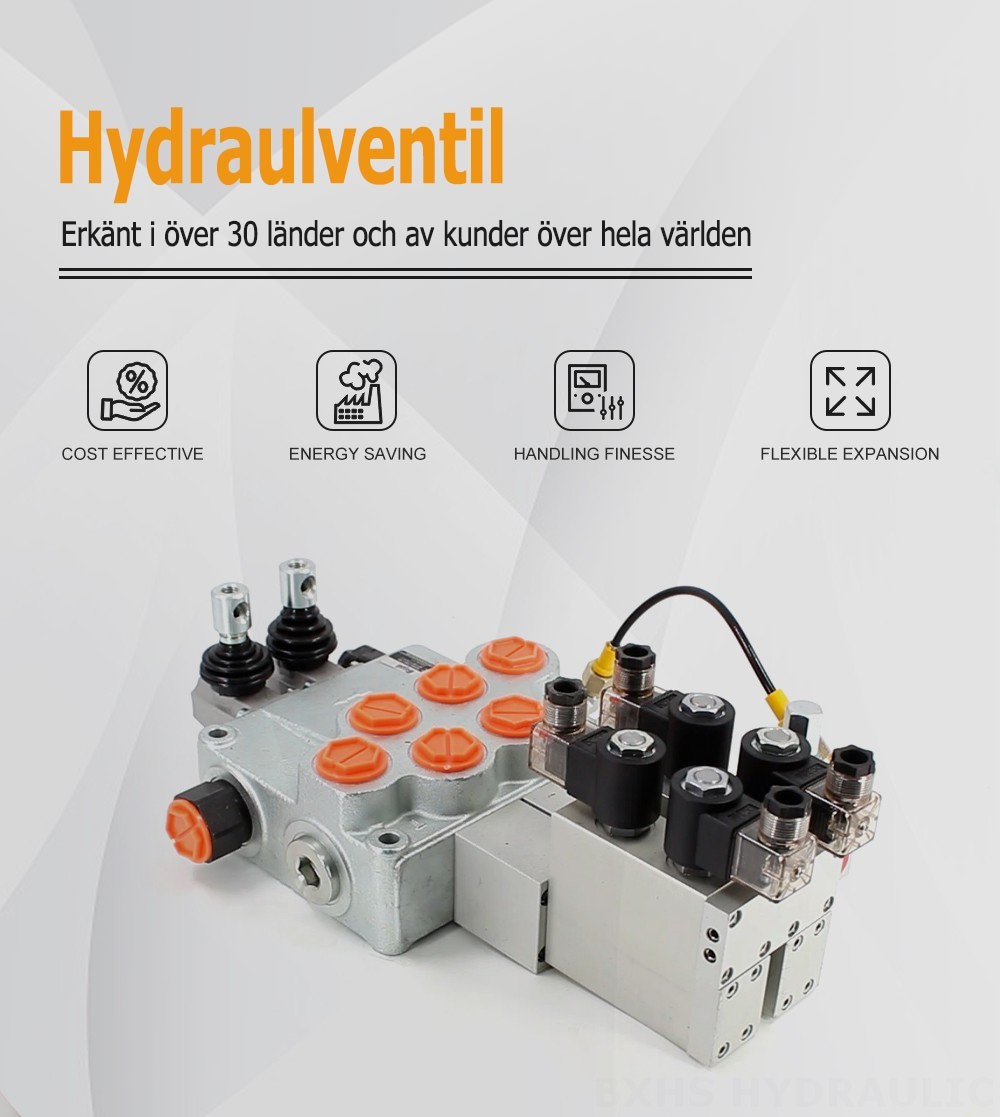 SD18 Elektrisk 2 spolar Monoblockriktningsventil