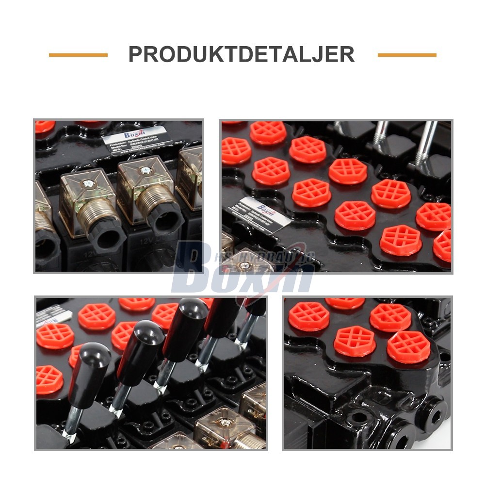 OEM/ODM and Custom Label SD5-PG2 Solenoid 6 Spool Monoblock Directional Valve