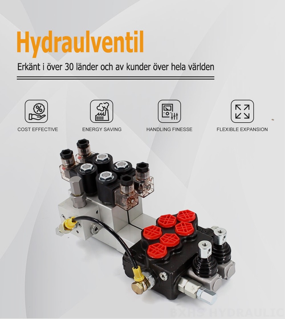 SD5 Elektrohydraulisk 2 spolar Monoblockriktningsventil