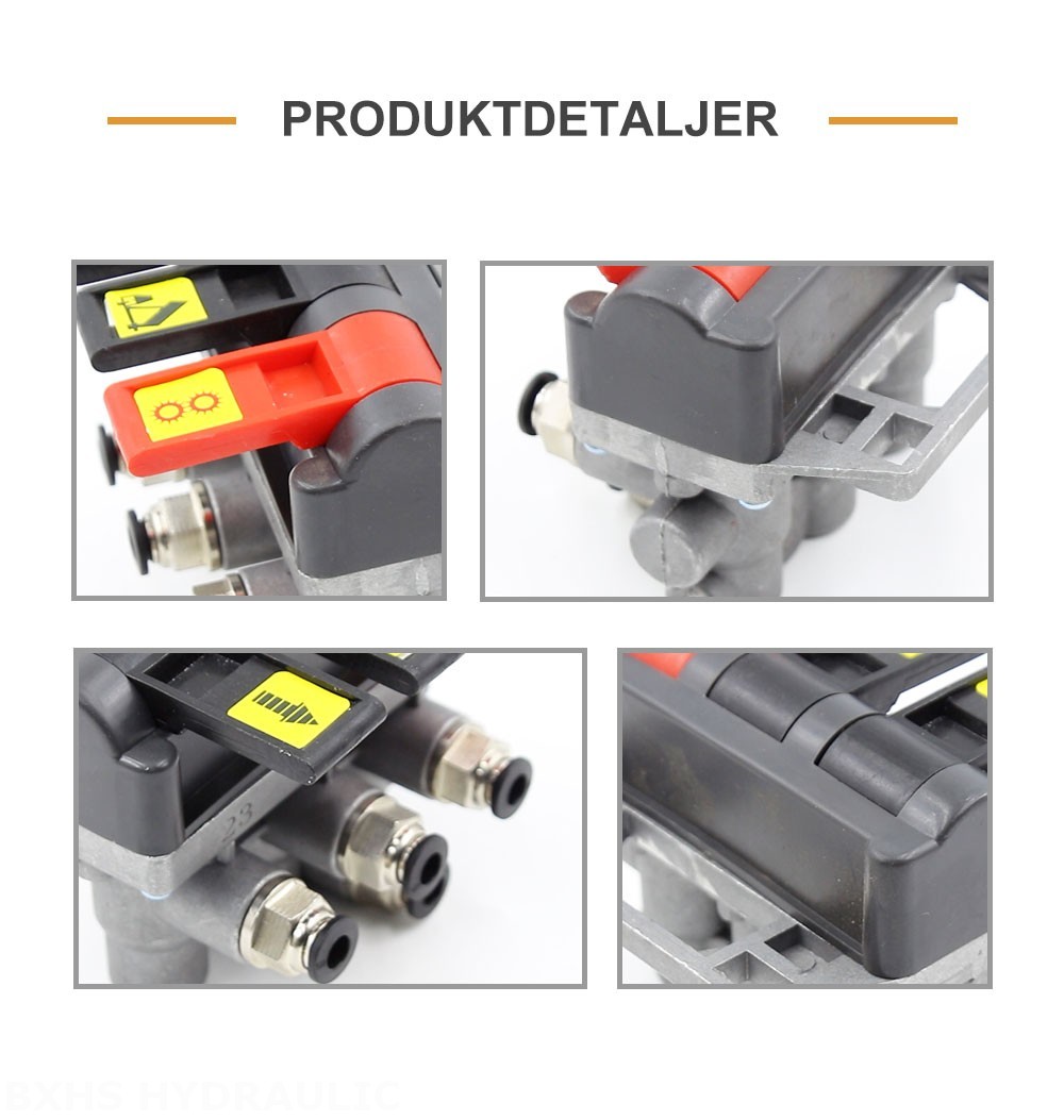 TC-4-TFLF Pneumatisk 1 spole Hydraulisk styrventil