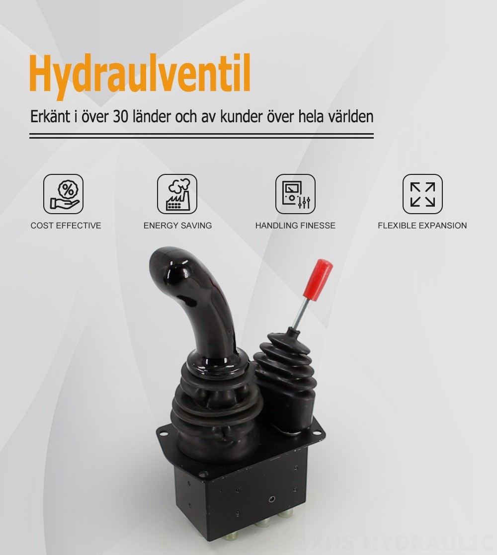 XDF-3X Hydraulisk och manuell 2 spolar Hydraulisk Joystick