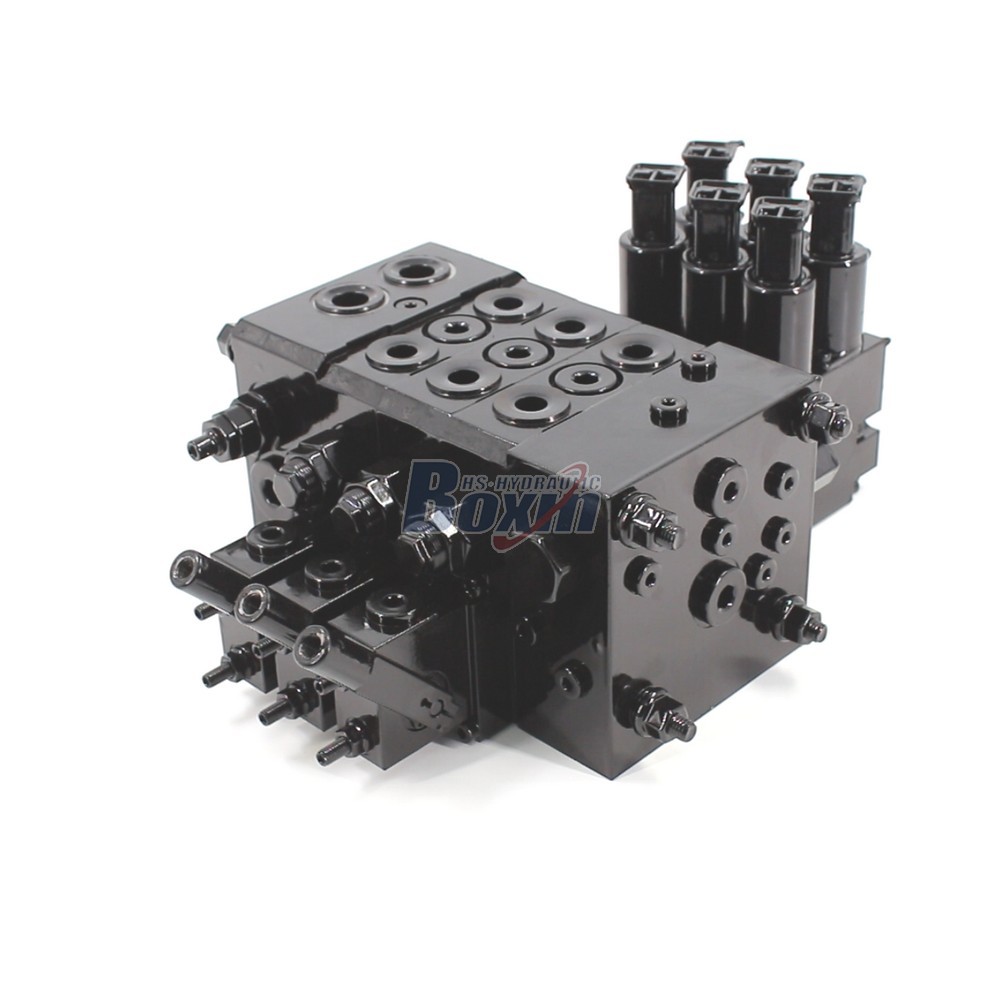 Industrial Grade DCV55 Electro-hydraulic 3 Spool Directional Valve cover photo