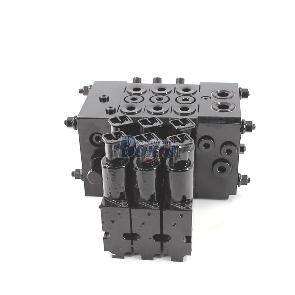 OEM/ODM Services for DCV55 Electro-hydraulic 3 Spool Sectional Directional Valve and Custom Labeling main image