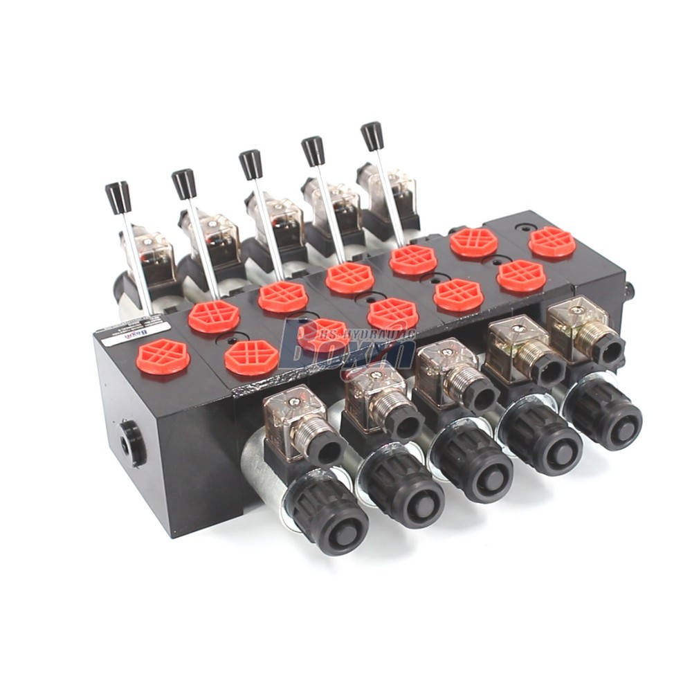 DCV58 Manual and Solenoid Hydraulic Directional Valve main image