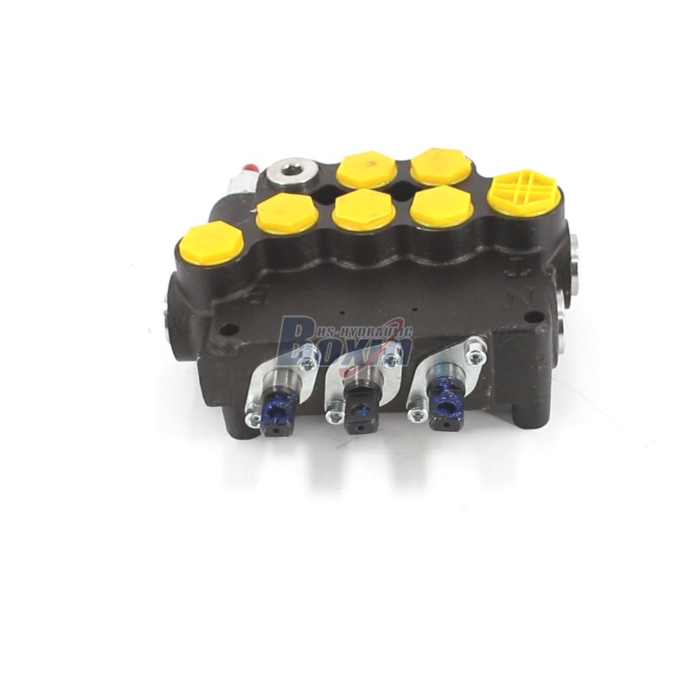 High Pressure P80A-G-BT-2OT 3 Spool Hydraulic Directional Valve main image