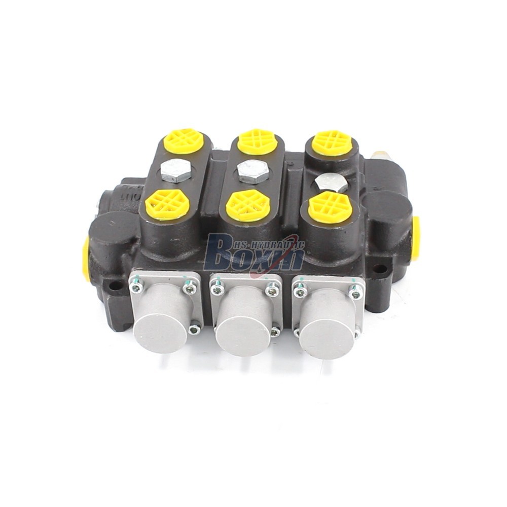 RD5300NPT-3OT Manual 3 Spool Hydraulic Control Valve for Industrial Machinery main image