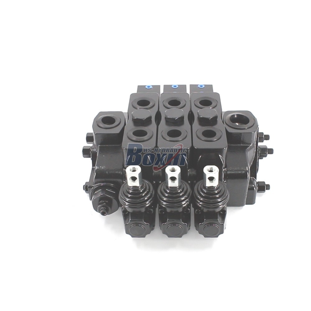 Manufacturer Price SDS180Q Pneumatic Manual 3 Spool Sectional Hydraulic Valve main image