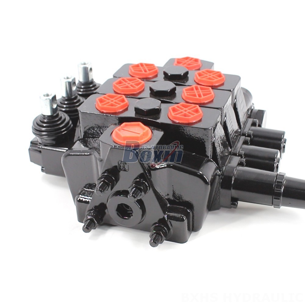SDS180 Hydraulic & Manual 3-Spool Directional Valve - Factory Direct main image