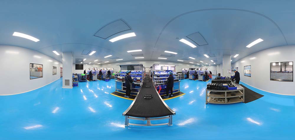 360° panoramavy av Boxinhuasheng Hydraulics fabrik