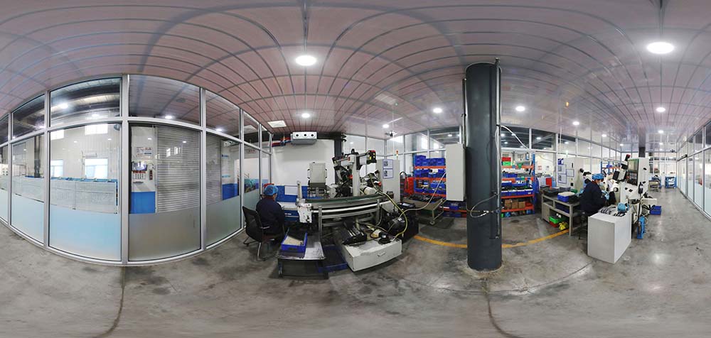 360° panoramavy av Boxinhuasheng Hydraulics fabrik