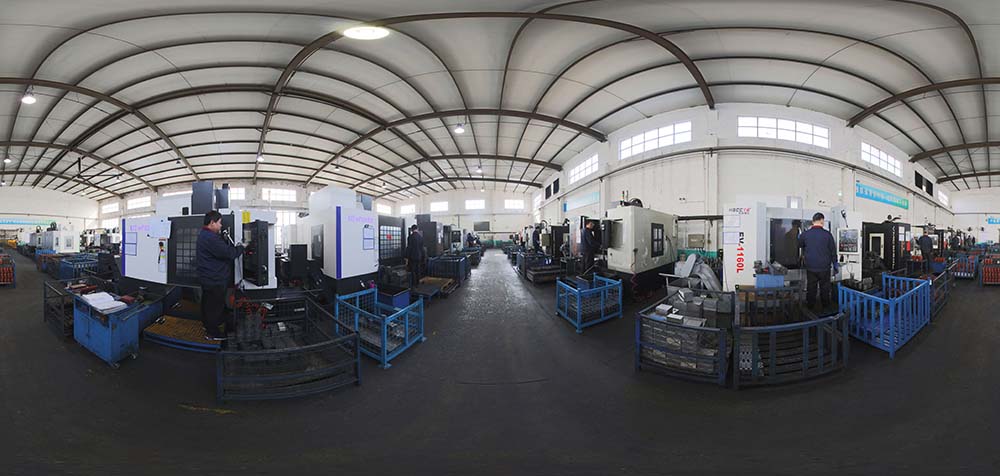 360° panoramavy av Boxinhuasheng Hydraulics fabrik