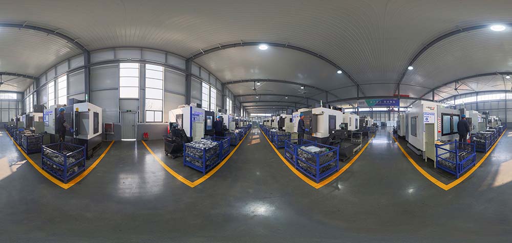 360° panoramavy av Boxinhuasheng Hydraulics fabrik