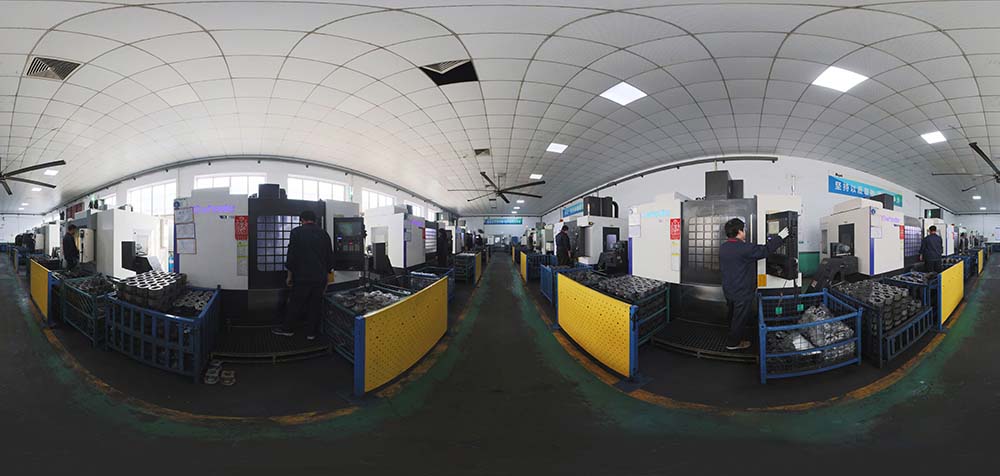 360° panoramavy av Boxinhuasheng Hydraulics fabrik