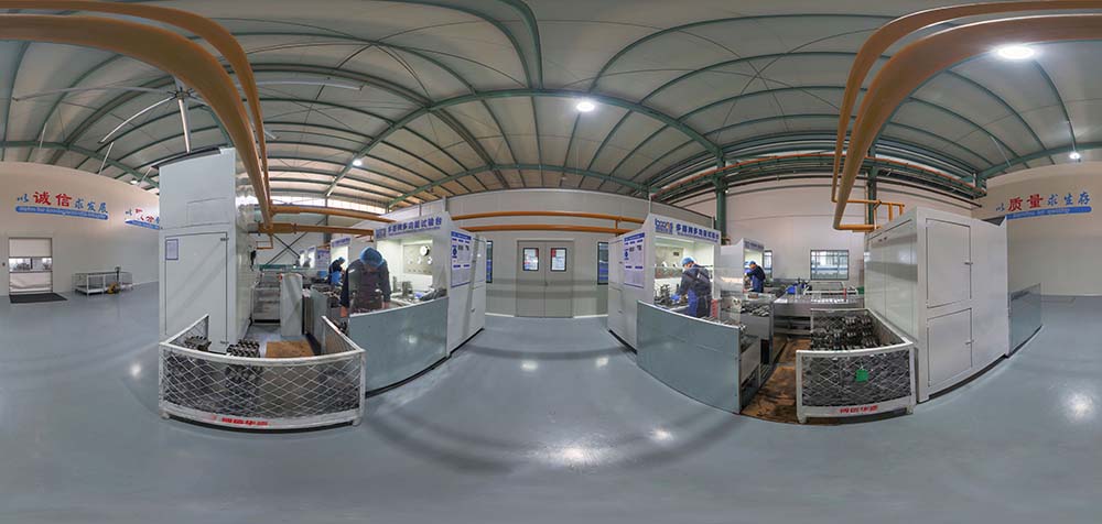 360° panoramavy av Boxinhuasheng Hydraulics fabrik