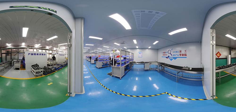 360° panoramavy av Boxinhuasheng Hydraulics fabrik